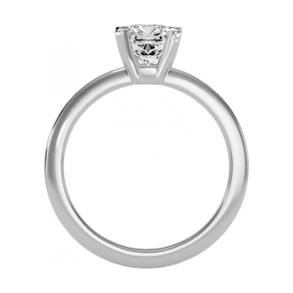 Foxy Solitaire Ring-Color_White-Gold