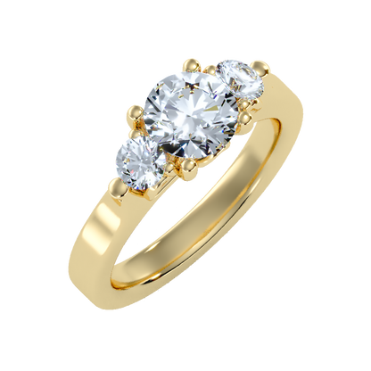 Rumie Tri Stone Ring