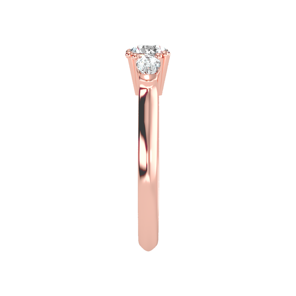 Efflorescence Solitaire Ring