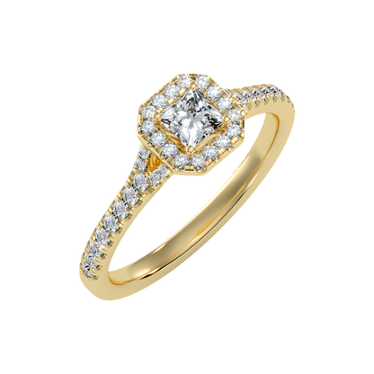 Refined Solitaire Ring-Color_Yellow-Gold