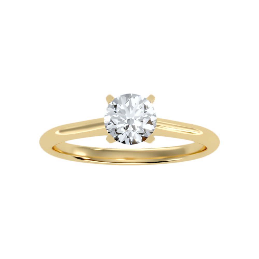 Duox Classic Solitaire Ring