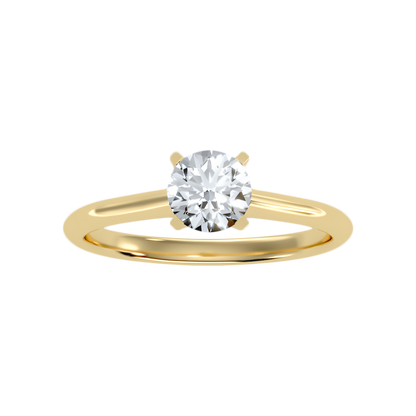 Duox Classic Solitaire Ring