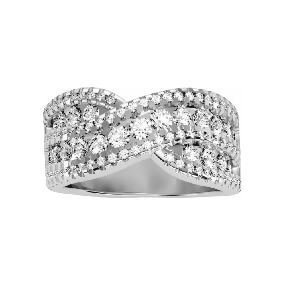Noble Half Eternity Ring