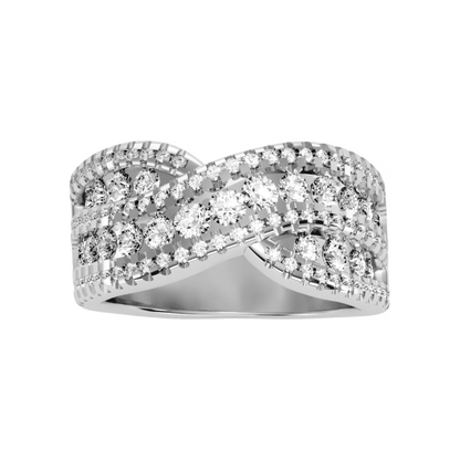 Noble Half Eternity Ring