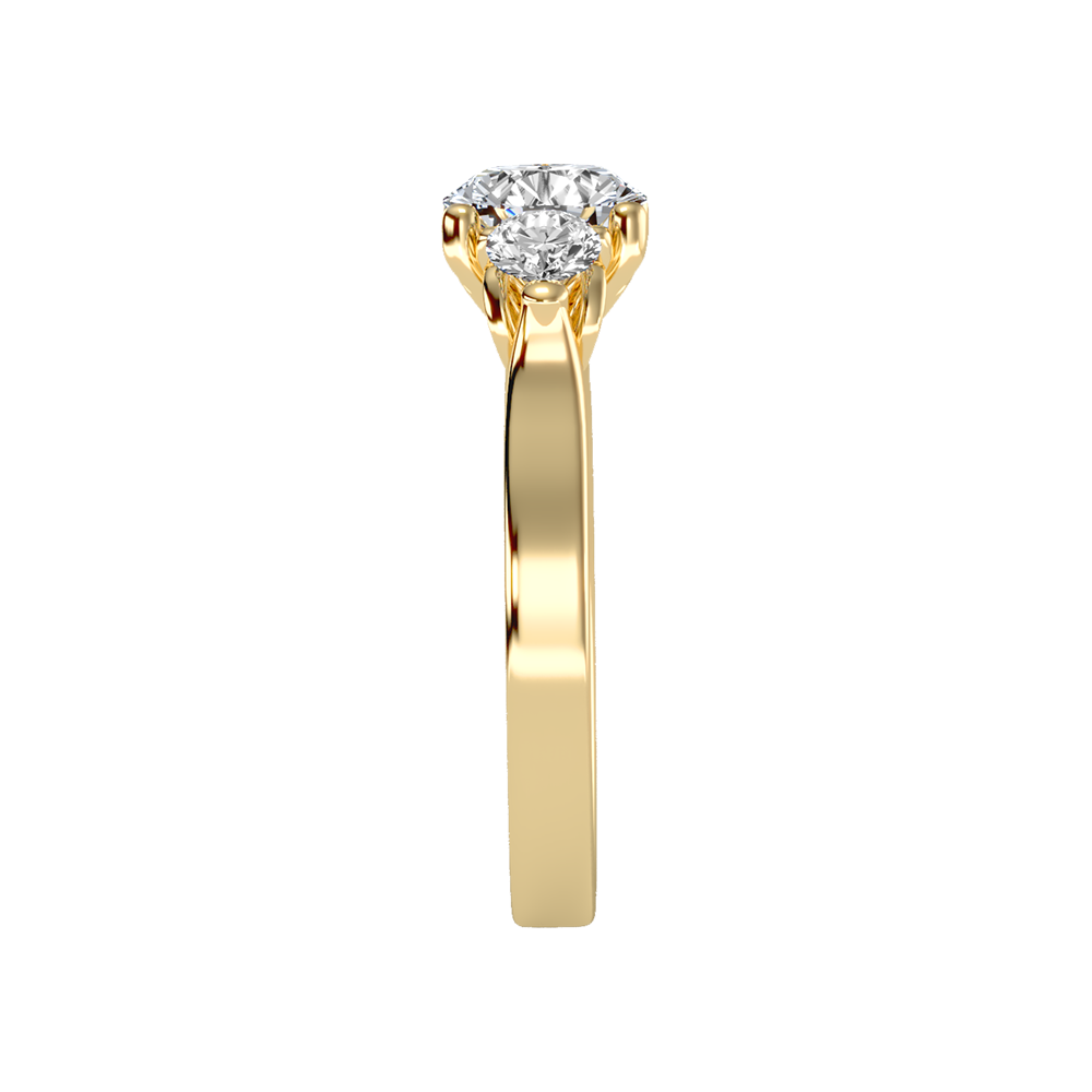Rumie Tri Stone Ring