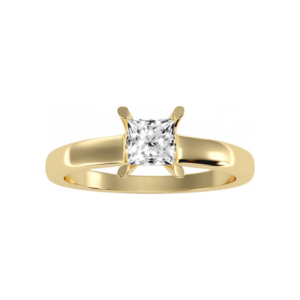 The Radiant Solitaire Ring