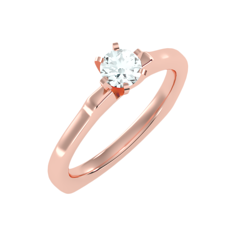Lissome Solitaire Ring-Color_Rose-Gold