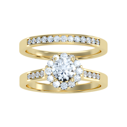 Lustrous Bridal Ring Set