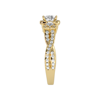The Divine Three Stone Ring