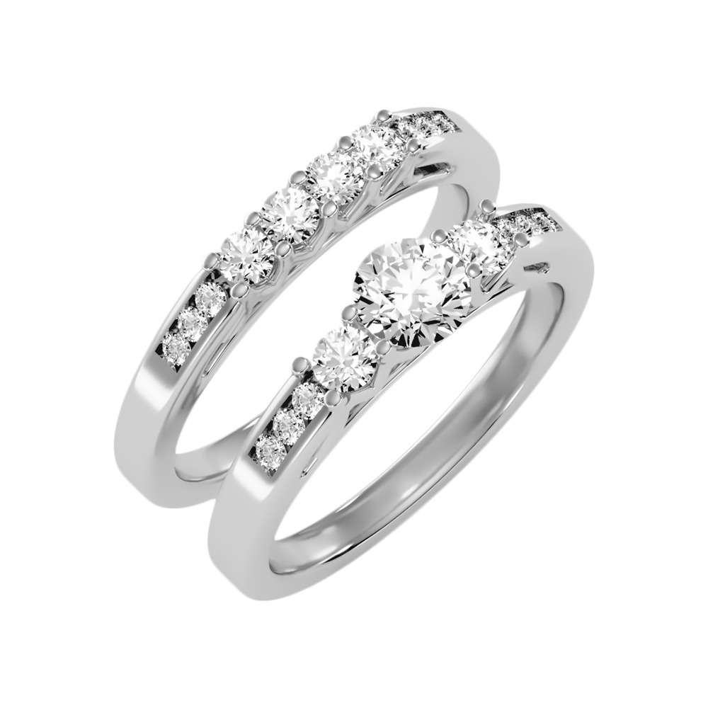 Sequoia Bridal Ring Set