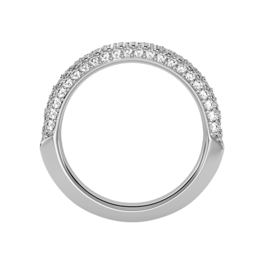 Loving Half Eternity Ring-Color_White-Gold