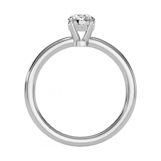 Dreamy Solitaire Ring-Color_White-Gold