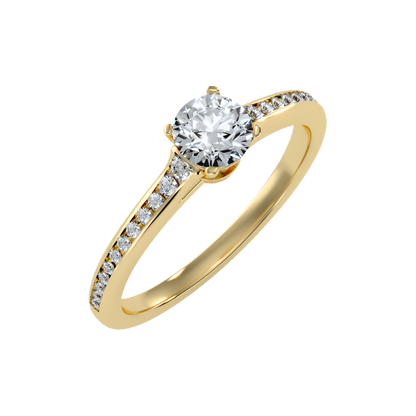 Wonderful Solitaire Ring-Color_Yellow-Gold