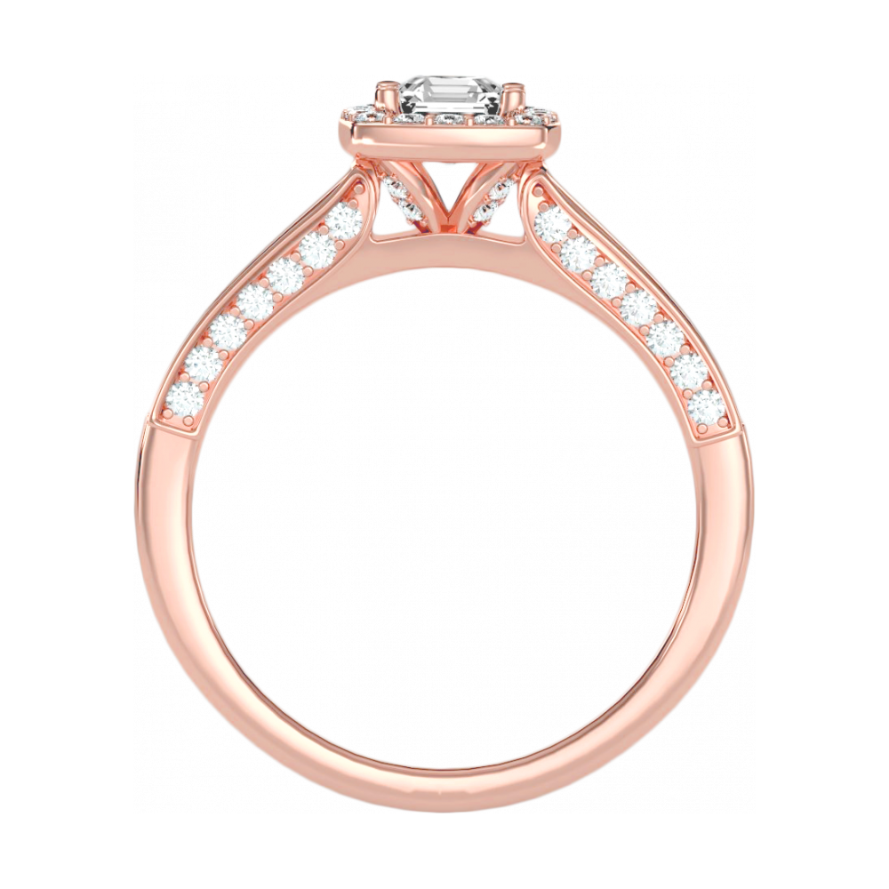 The Impeccable Halo Ring-Color_Rose-Gold