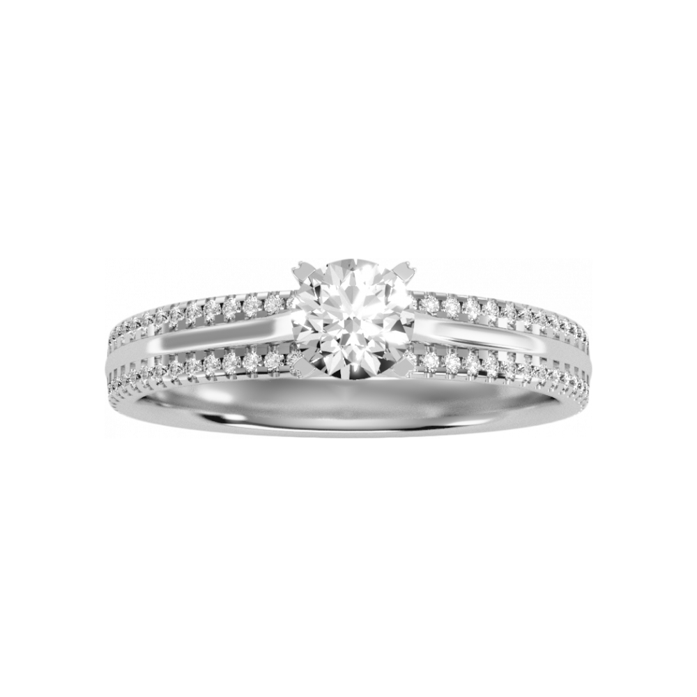 A Cutting-Edge Solitaire Ring