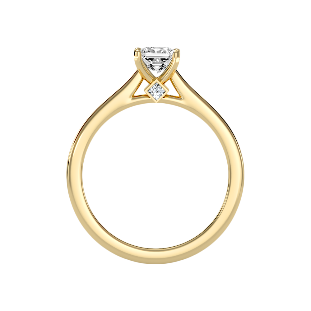 Luxuriant Princess Cut Solitaire Ring