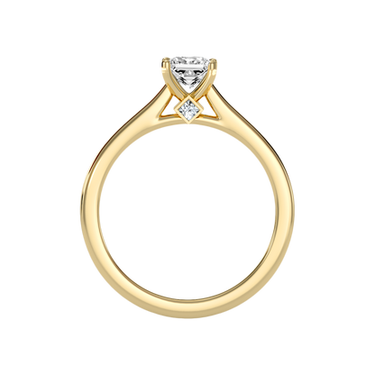 Luxuriant Princess Cut Solitaire Ring