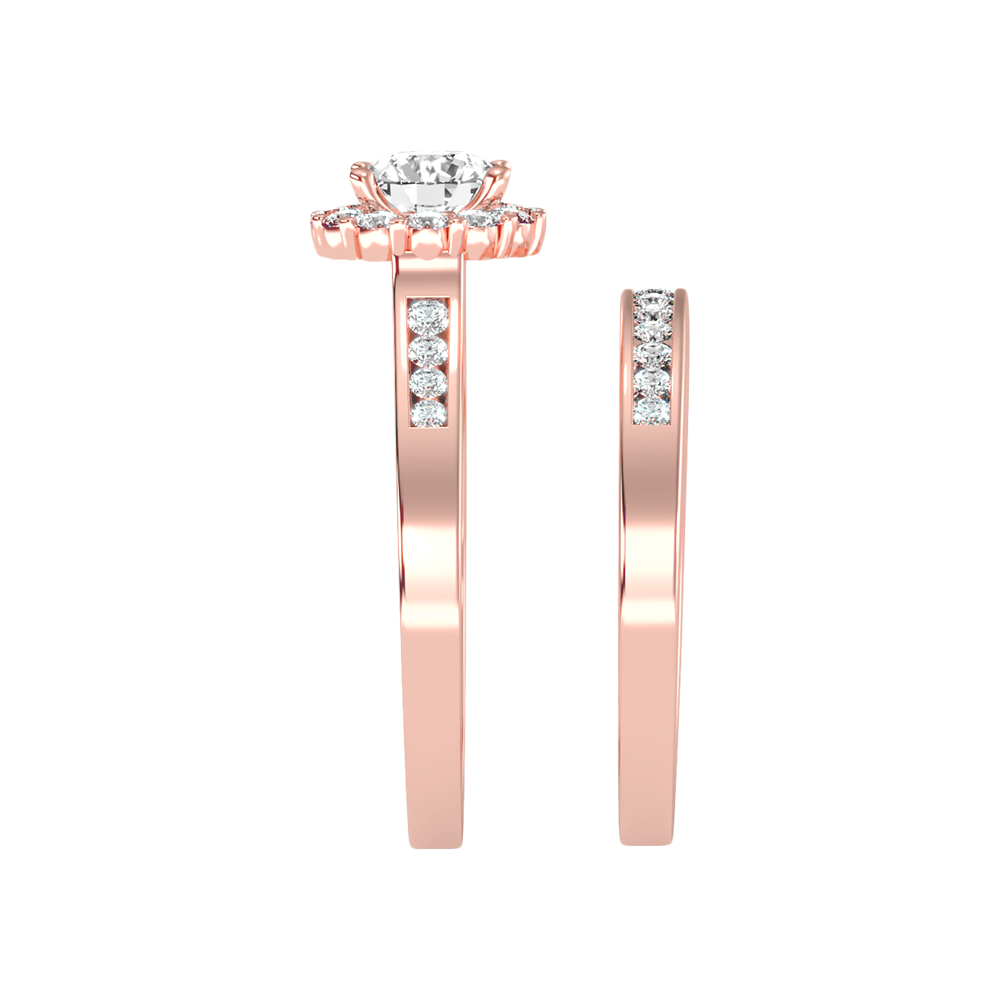 Lustrous Bridal Ring Set