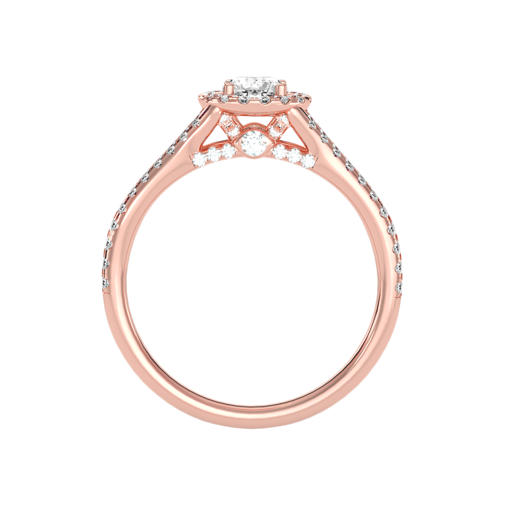 Startling Halo Engagement Ring
