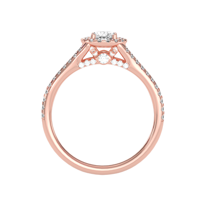 Startling Halo Engagement Ring