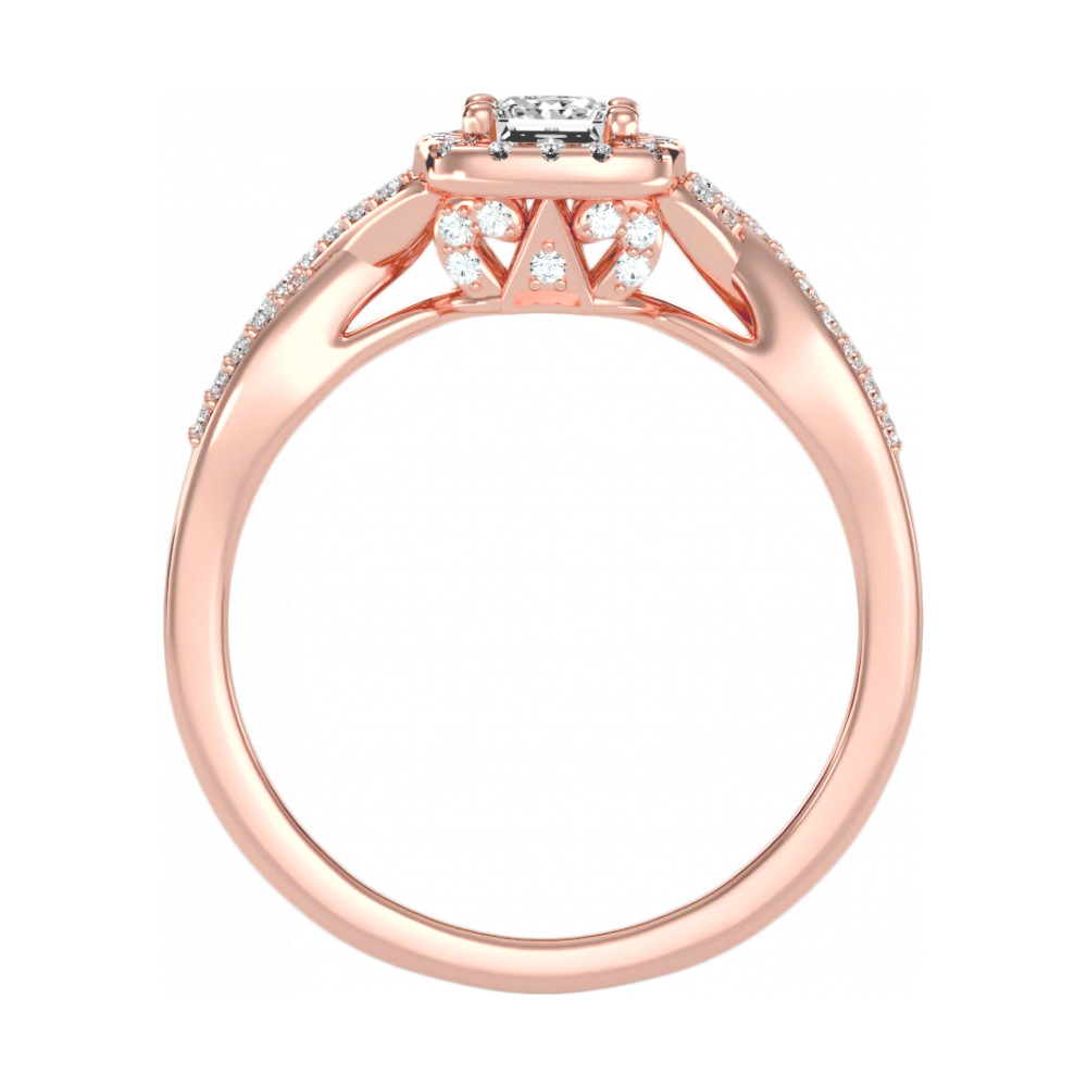 The Linda Halo Ring-Color_Rose-Gold