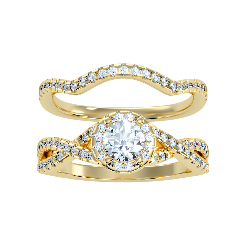 Cushy Bridal Ring Set