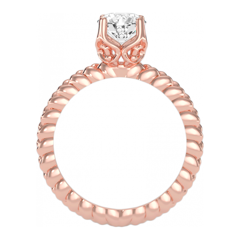 The Complimenting Solitaire Ring-Color_Rose-Gold