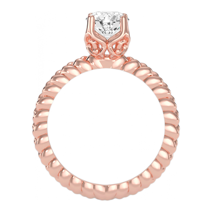 The Complimenting Solitaire Ring-Color_Rose-Gold