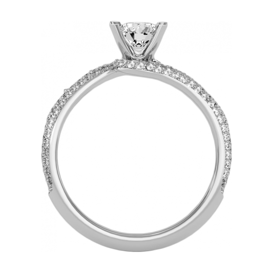 The llamativo Engagement Ring-Color_White-Gold