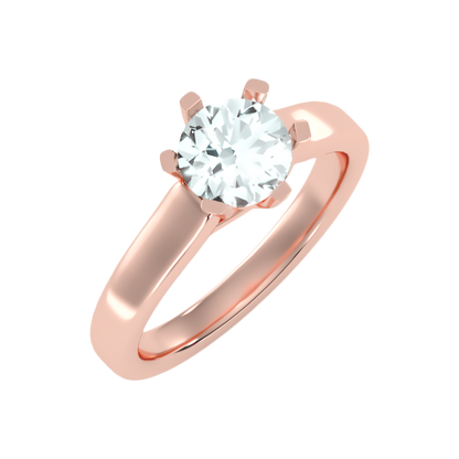 Brume Classic Solitaire Ring-Color_Rose-Gold