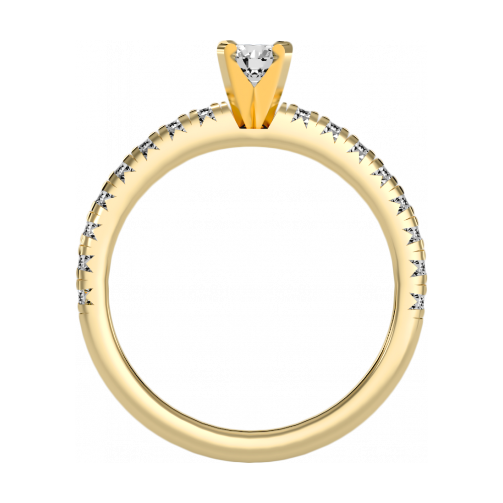 The Mysterious Solitaire Ring-Color_Yellow-Gold