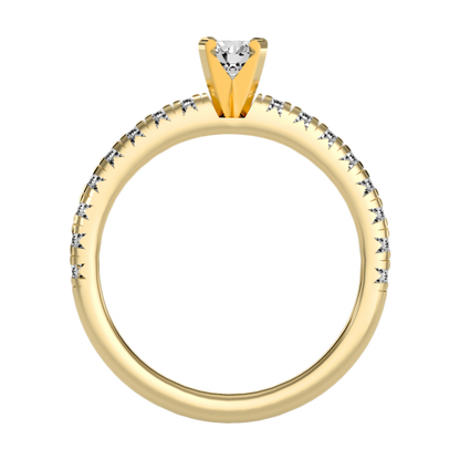 The Mysterious Solitaire Ring-Color_Yellow-Gold