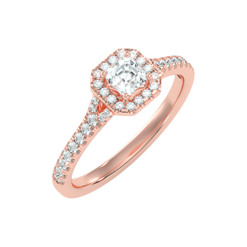 Fancy Solitaire Ring-Color_Rose-Gold