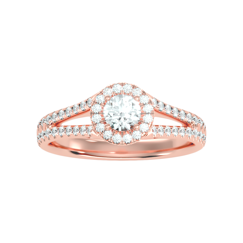 Startling Halo Engagement Ring
