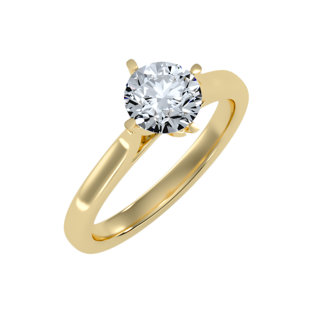 Lilt Solitaire Ring-Color_Yellow-Gold