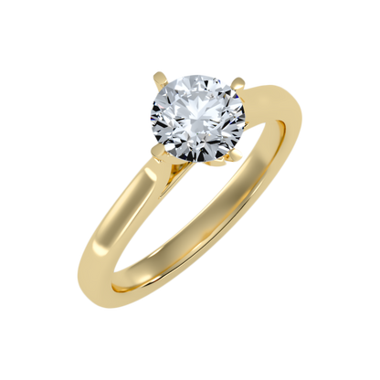 Lilt Solitaire Ring-Color_Yellow-Gold