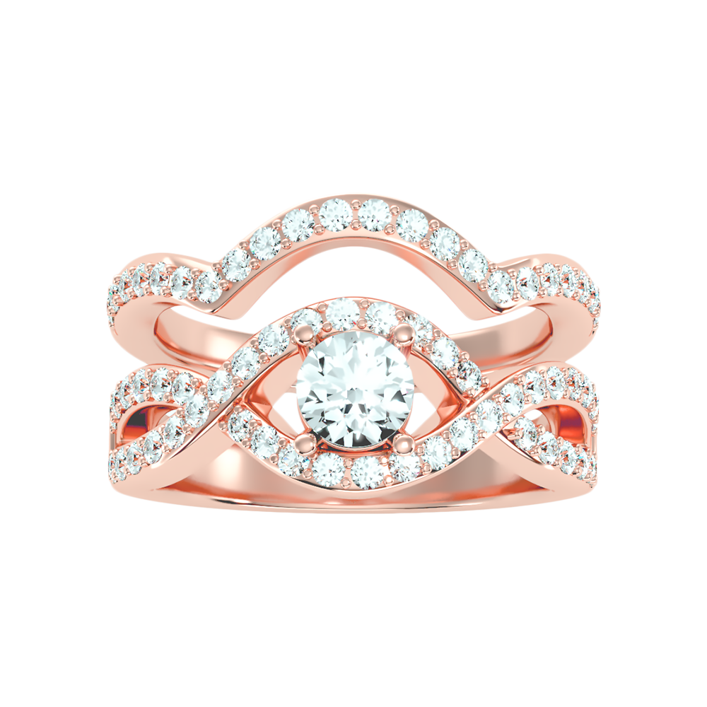 Tinkling Bridal Ring Set