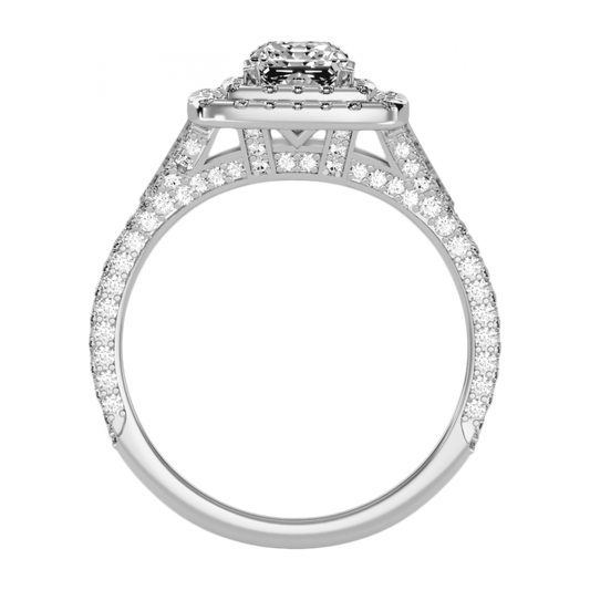 The Special Solitaire Ring-Color_White-Gold