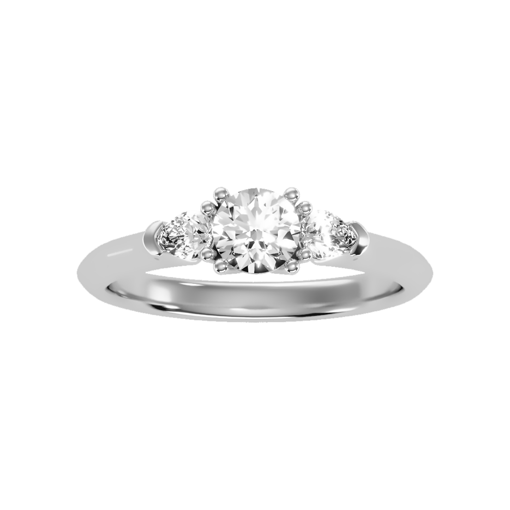 Efflorescence Solitaire Ring