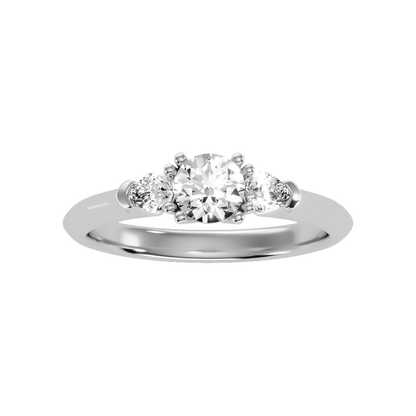 Efflorescence Solitaire Ring