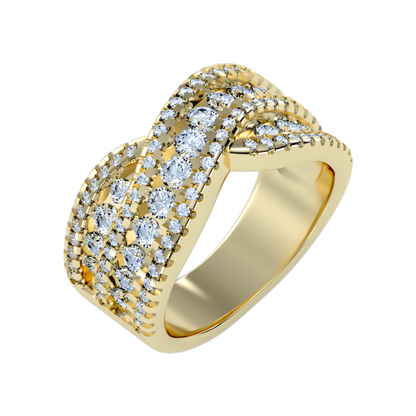 Noble Half Eternity Ring