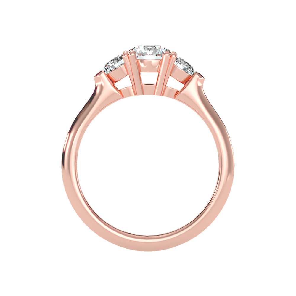 Efflorescence Solitaire Ring