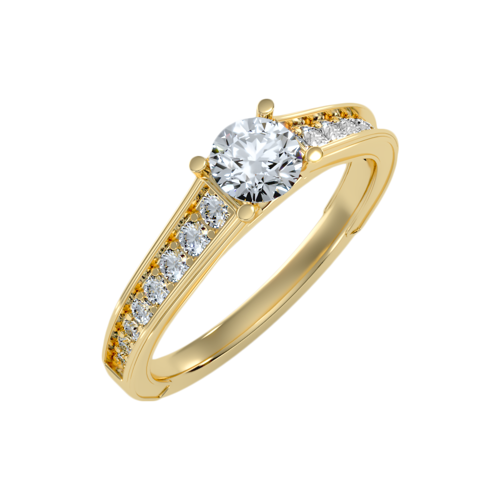 Rica Solitaire Ring-Color_Yellow-Gold