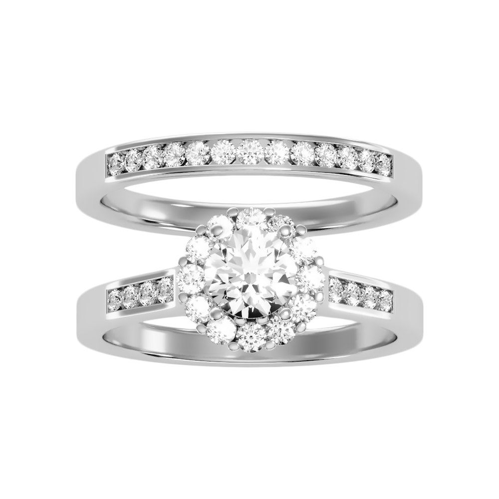 Lustrous Bridal Ring Set