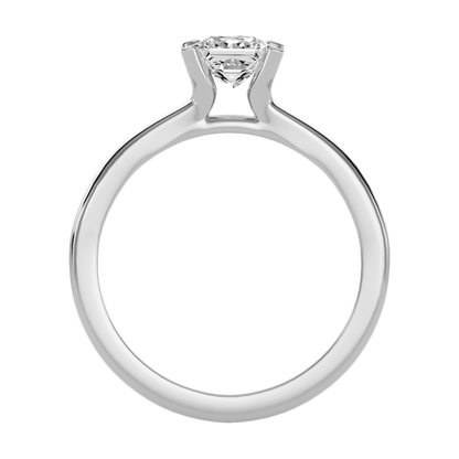 The Radiant Solitaire Ring-Color_White-Gold