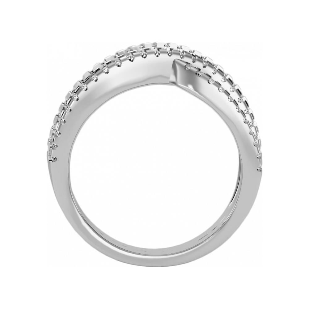 Noble Half Eternity Ring-Color_White-Gold