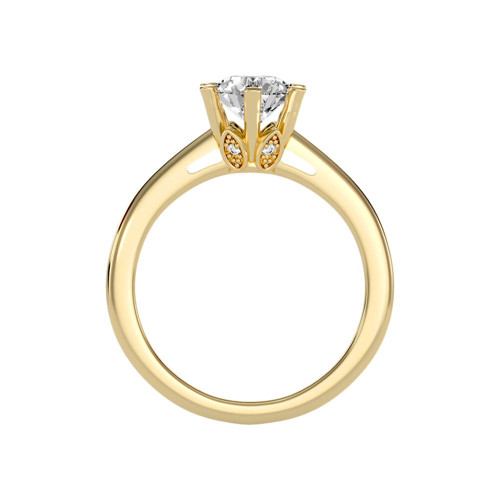 Floraison Classic Solitaire Ring