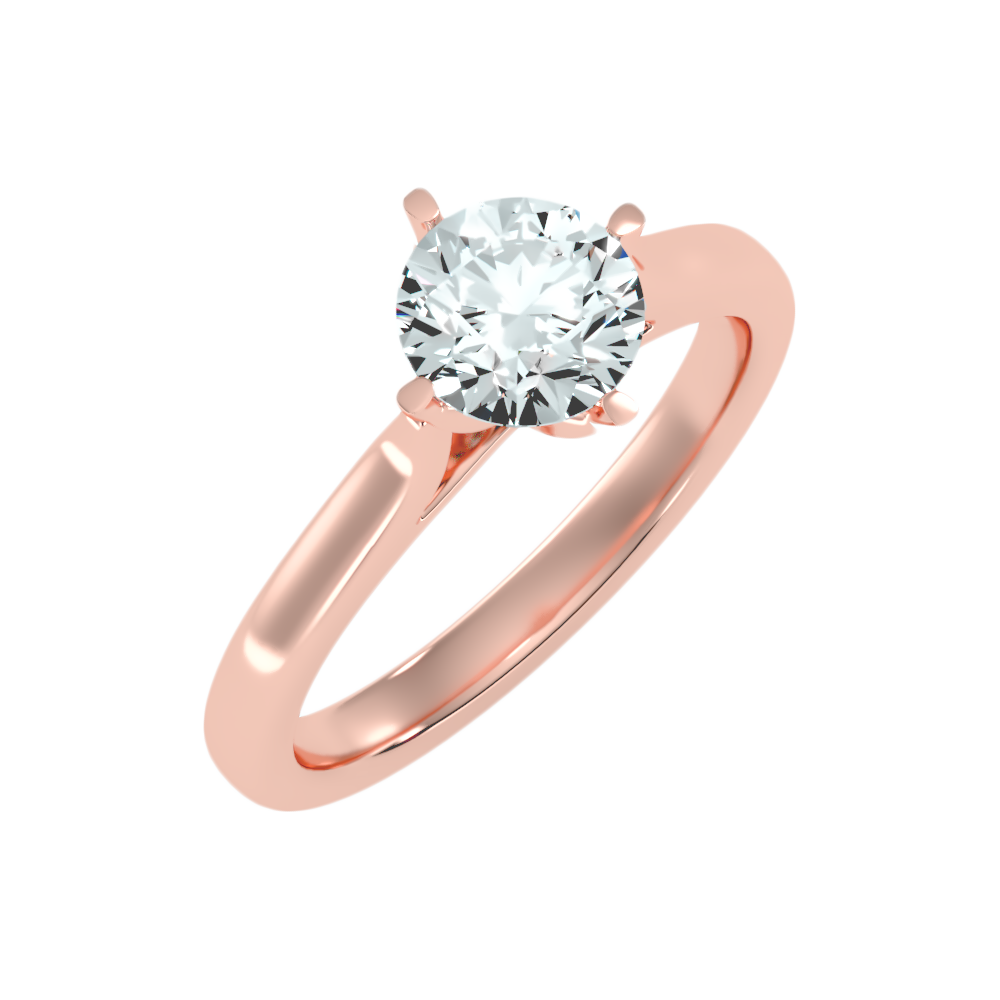 Lilt Solitaire Ring