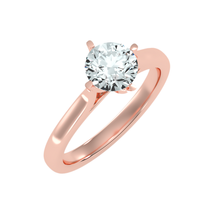 Lilt Solitaire Ring