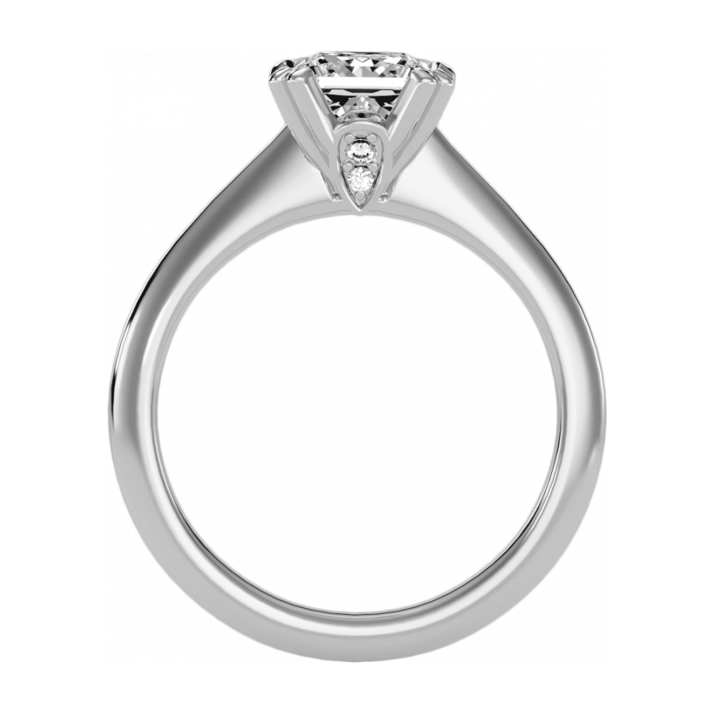 Heavenly Engagement Ring -Color_White-Gold